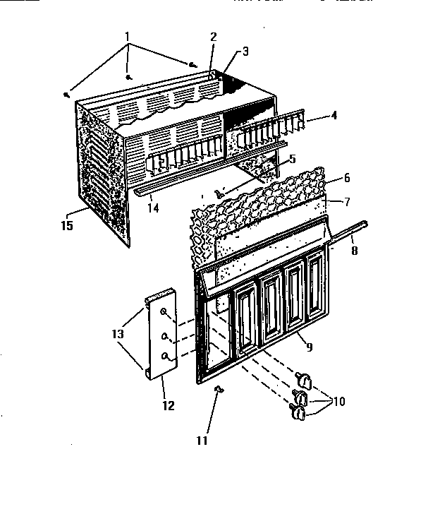 Cabinet, front, wrapper