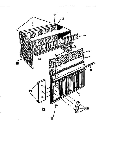 Cabinet, front, wrapper