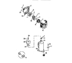 White-Westinghouse AH064J7T1 compressor & components diagram