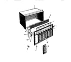 White-Westinghouse AS248H2K1 cabinet, front, wrapper diagram