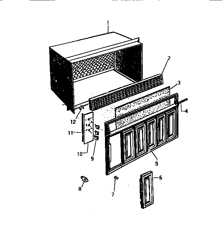 Cabinet, front, wrapper