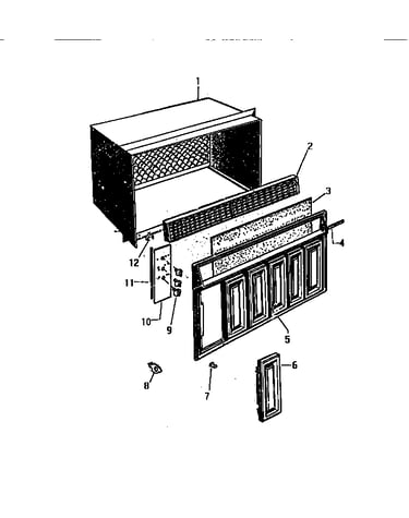 Cabinet, front, wrapper