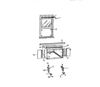 White-Westinghouse AS248H2K1 window mounting diagram