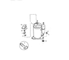 White-Westinghouse AC088J7B1 compressor diagram