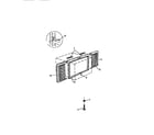 White-Westinghouse AC088J7B1 window mounting diagram