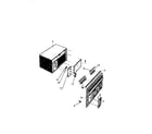 White-Westinghouse AC089H1A2 front, wrapper diagram