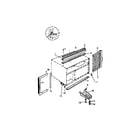 White-Westinghouse AC089H1A1 window mounting diagram