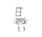 White-Westinghouse AS248K2K1 window mounting diagram