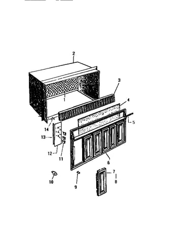 Cabinet, front, wrapper