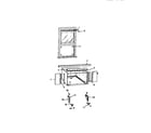 White-Westinghouse AS227K2K1 window mounting parts diagram