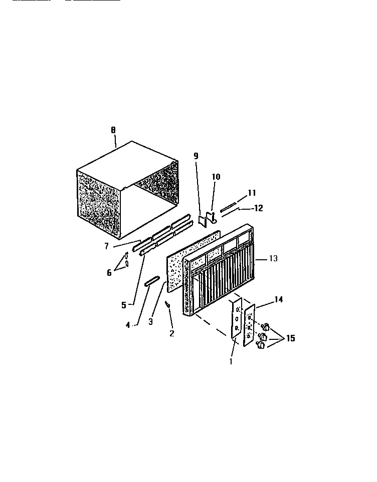 Cabinet, front, wrapper