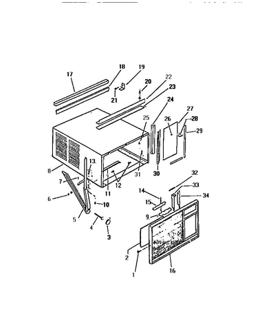 Cabinet, front, wrapper