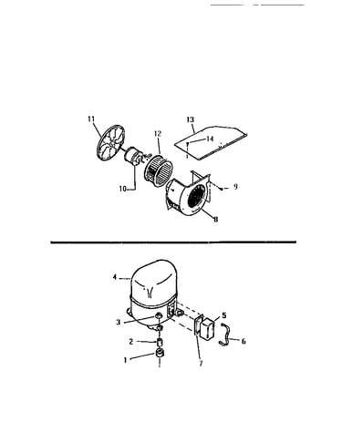 Air handling parts, compressor