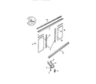 Kelvinator S2-06B1E window mounting parts diagram