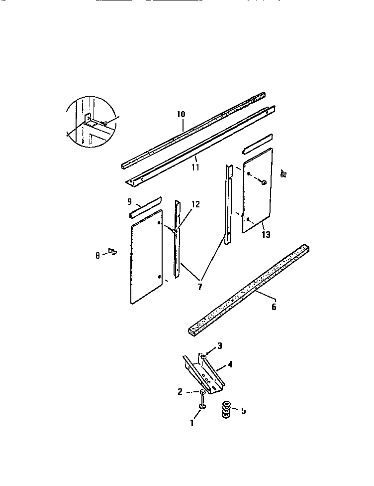 Window mounting parts