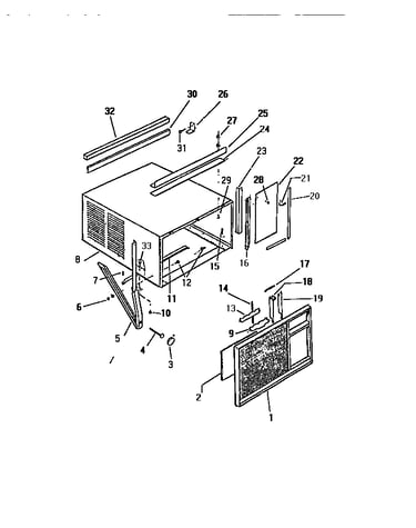 Cabinet, front, wrapper