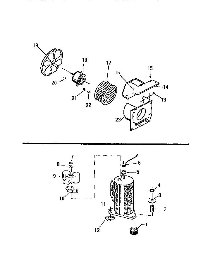Air handling parts, compressor