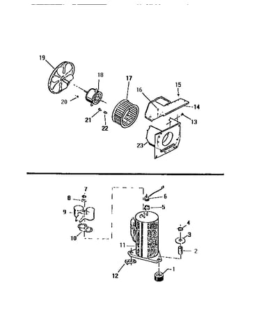 Air handling parts, compressor