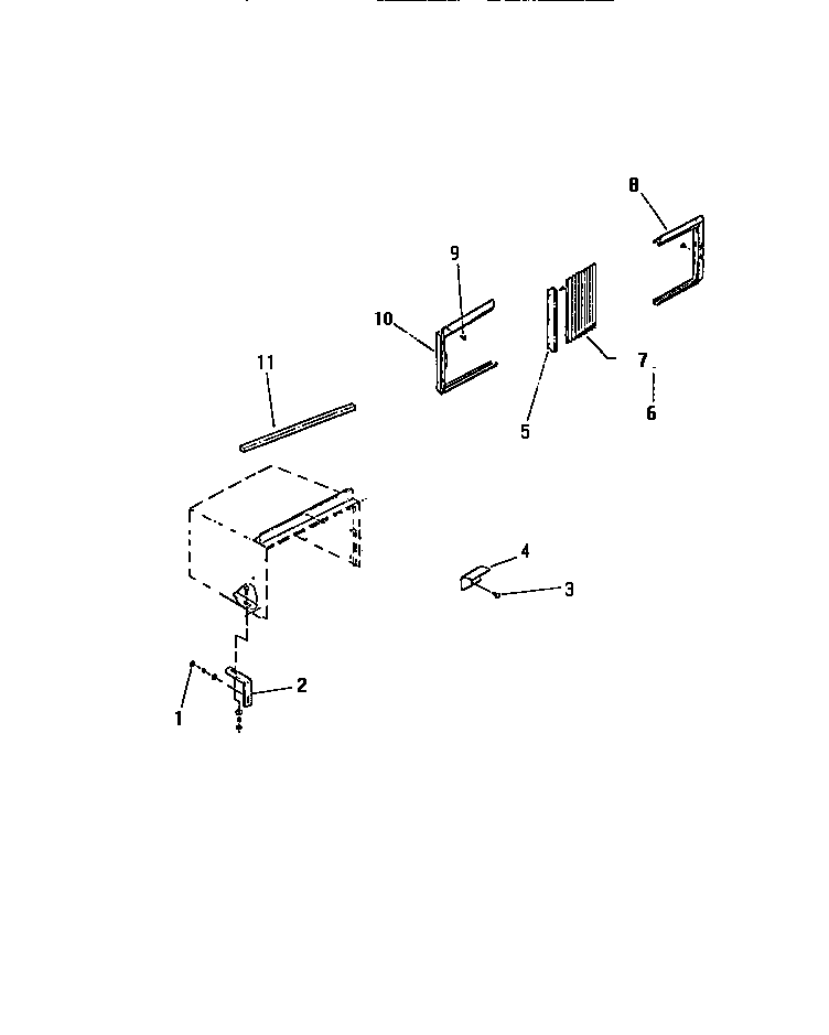 WINDOW MOUNTING PARTS