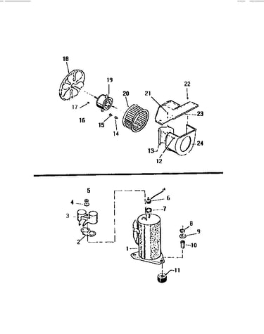 Air handling parts, compressor
