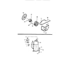 Kelvinator M316C2QA air handling parts,  compressor diagram