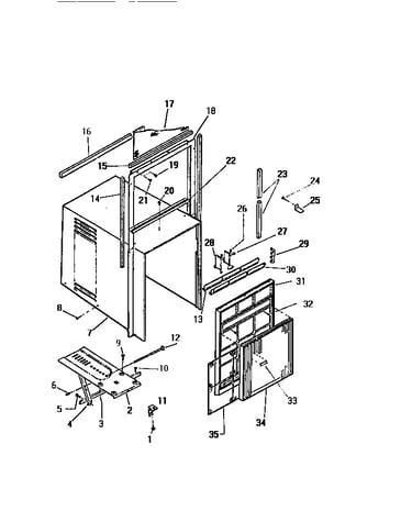 Cabinet, front, wrapper