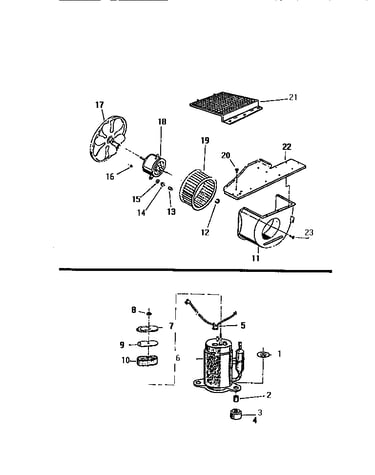 Air handling parts, compressor