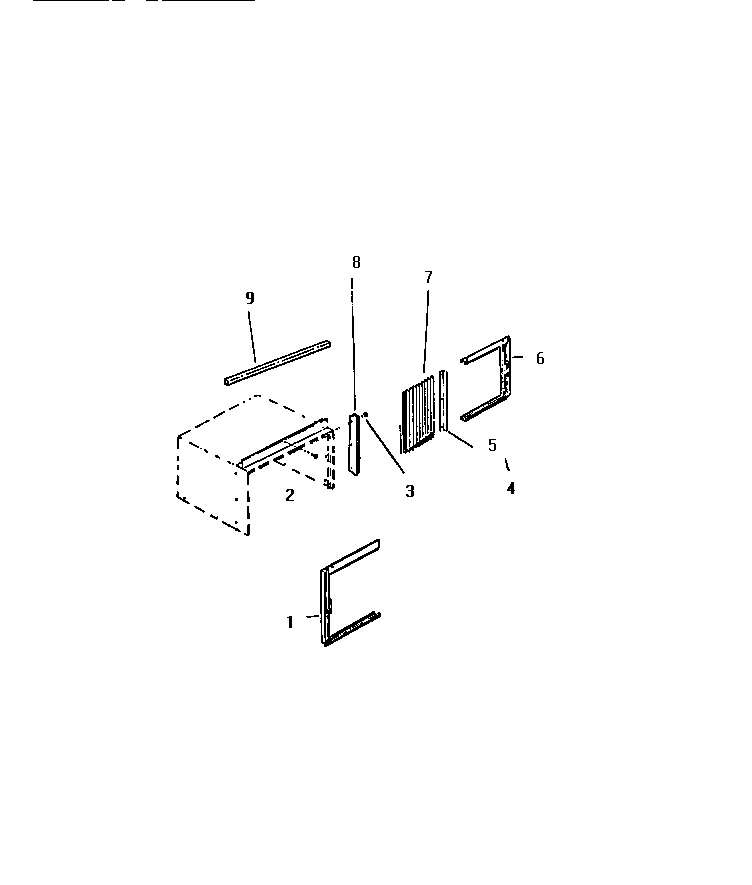 WINDOW MOUNTING PARTS