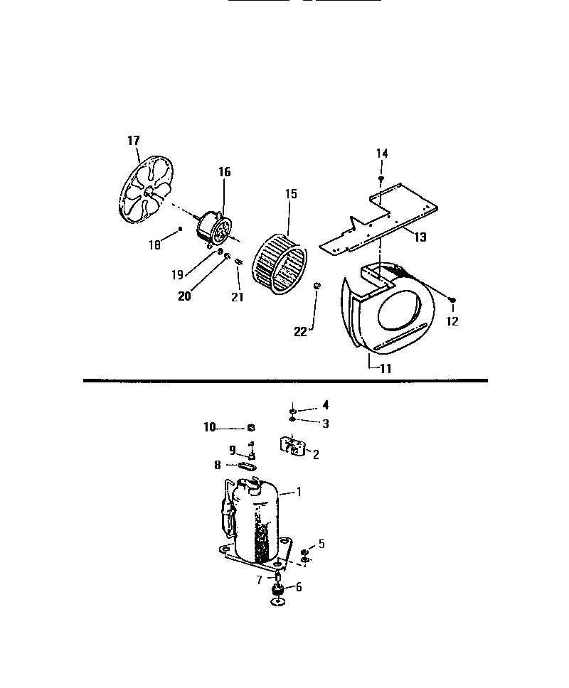 Air handling parts, compressor