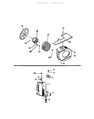Air handling parts, compressor