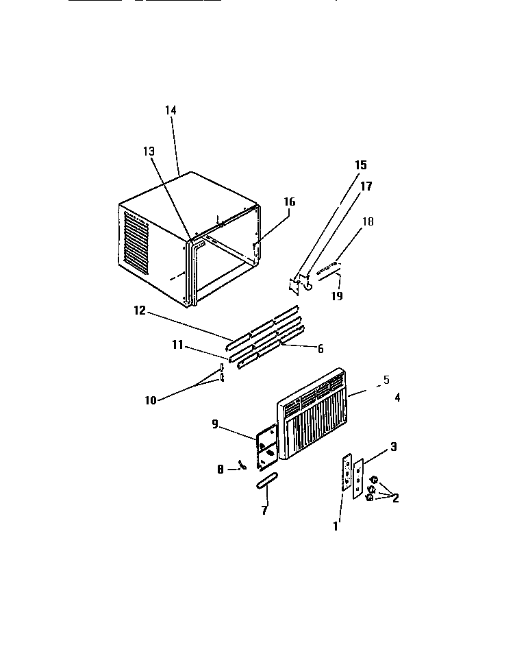 Cabinet, front, wrapper