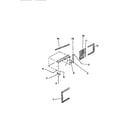 Kelvinator SH310C1QA window mounting parts diagram