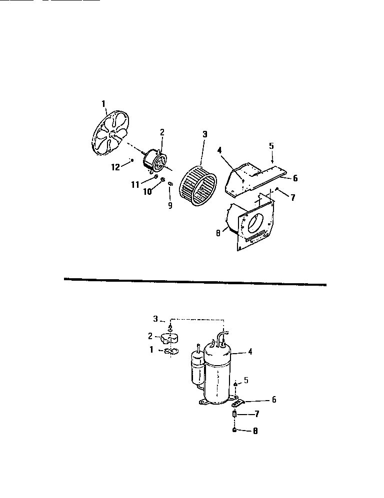 Air handling parts, compressor