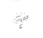 Kelvinator S205A1QA window mounting parts diagram