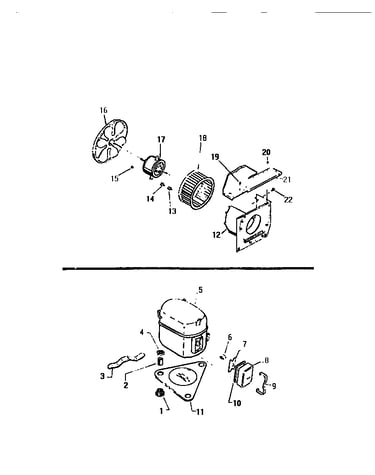 Air handling parts, compressor