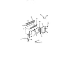 Kelvinator MH413T2RC window mounting parts diagram