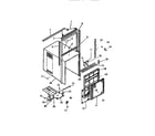 Kelvinator MH110B1UA cabinet, front, wrapper diagram