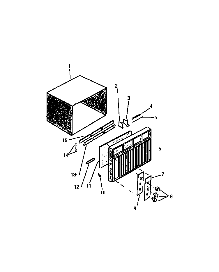 Cabinet, front, wrapper