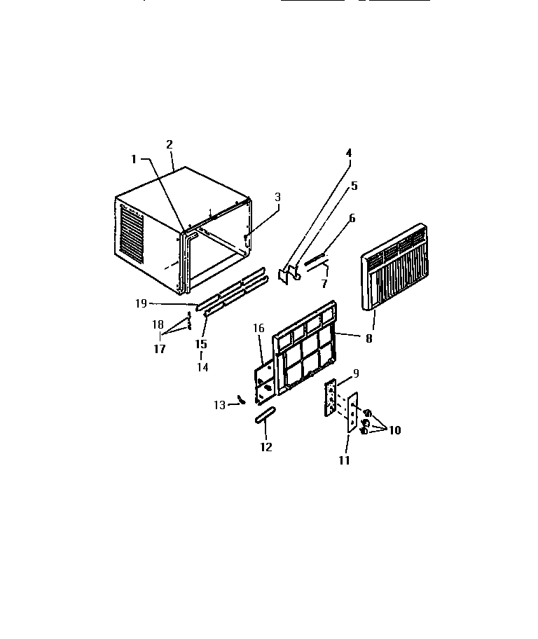 Cabinet, front, wrapper