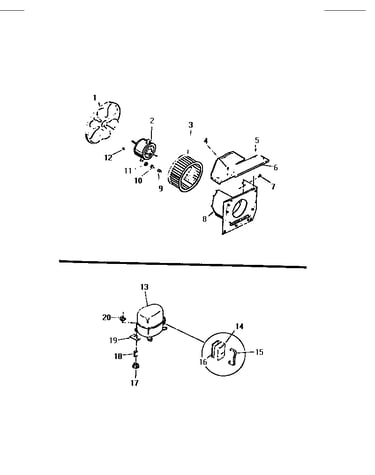 Air handling parts, compressor