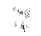 Kelvinator S310B1QA air handling parts, compressor diagram