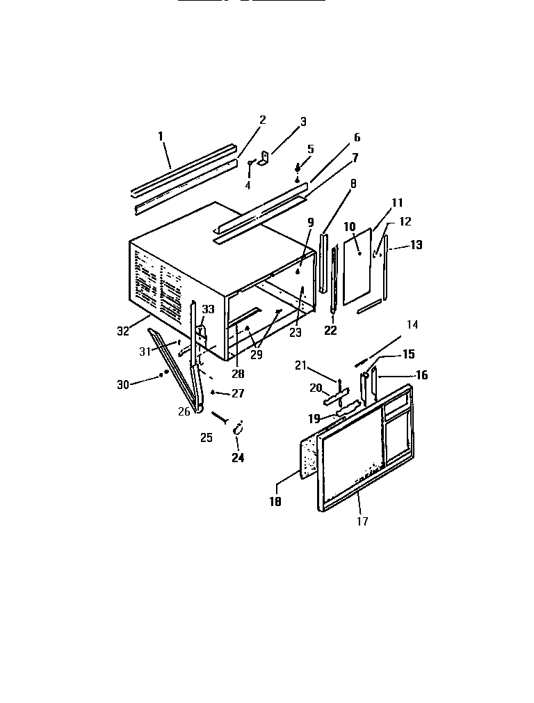Cabinet, front, wrapper