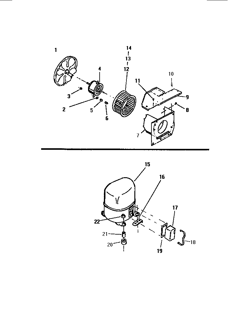 Air handling parts, compressor