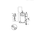 White-Westinghouse AC08EJ1A1 compressor diagram