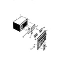 White-Westinghouse AC08EJ1A1 wrapper, front diagram