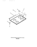 Cook top, surface units, drip pans