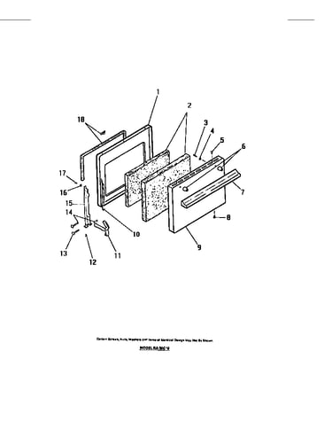 Oven door panels