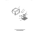 Frigidaire RA30CL0 oven liner, bake, broil elements diagram