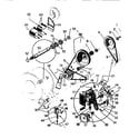 White-Westinghouse LT250JXD1 pulley, belts diagram