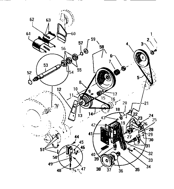 PULLEY, BELTS